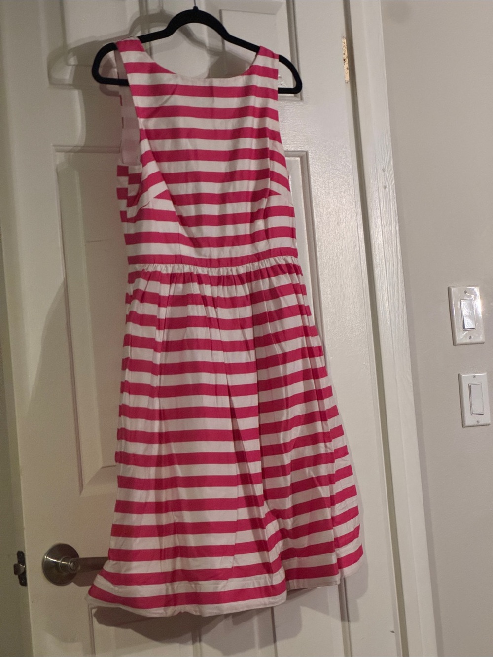 Lilly Pulitzer Pink and White Striped Casual Dress